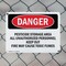 Signmission Pesticide Storage Area Danger Sign, Plastic, 14in W x 10in L, 2PK OS-2PACK-DS-P-1014-L-1973 - alternate 8